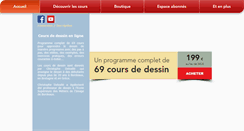 Desktop Screenshot of coursdedessin.net
